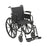 McKesson - Lightweight Wheelchair Dual Axle Desk Length Arm Swing-Away Footrest Black Upholstery 20 Inch Seat Width Adult 300 lbs. Weight Capacity - 146-K320ADDA-SF