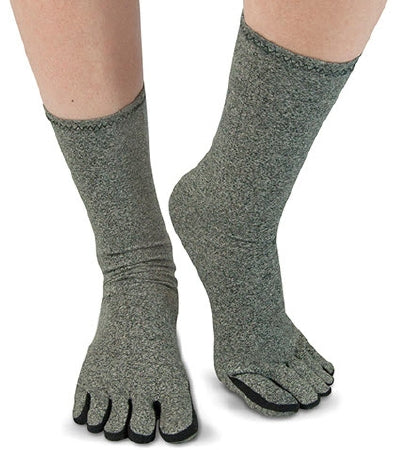IMAK - Arthritis Socks Calf High Medium Gray Closed Toe - A20191