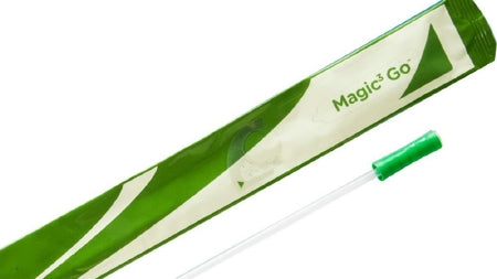 Bard Magic3 Urethral Catheter Coude Tip Hydrophilic Coated Silicone 12 Fr. 16 Inch - 50612