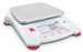 Fisher Scientific OHAUS Scout Food / Lab Scale OHAUS Scout Digital LCD Display 1200 Gram Red / White AC Adapter / Battery Operated - 1922403