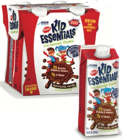 Nestle Healthcare Nutrition Boost Kid Essentials Pediatric Oral Supplement Chocolate Craze Flavor 8.25 oz. Bottle Ready to Use - 12393116