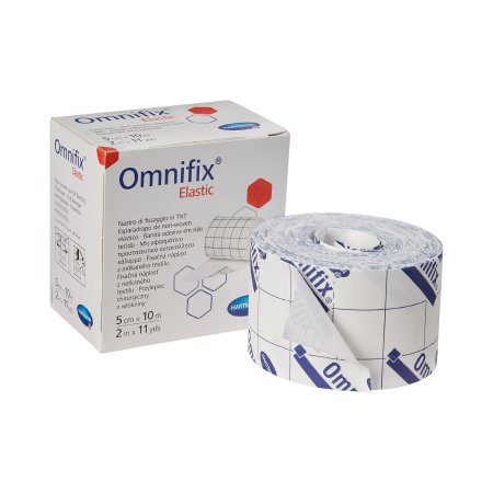Omnifix Elastic - Dressing Retention Tape with Liner Skin Friendly Nonwoven 2 Inch X 11 Yard White NonSterile - 900602
