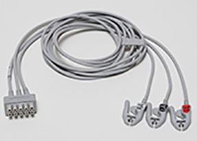 Ge Healthcare Ecg Leadwire Set 3 Lead, Grabber, Aha 130Cm/51 Inch For Use With Ecg Monitors - 2106390-002