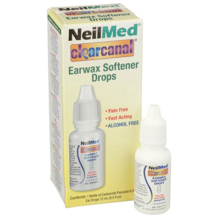 NeilMed - Ear Wax Remover 0.5 oz. Otic Drops 6.5% Strength Carbamide Peroxide - Q339-05-NEI