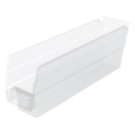 Akro-Mils Shelf Bin Clear Plastic 4 X 2-3/4 X 11-5/8 Inch - 30110SCLAR