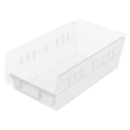 Akro-Mils Shelf Bin Clear Plastic 4 X 6-5/8 X 11-5/8 Inch - 30130SCLAR