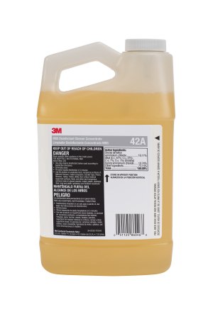 3M MBS 42A Surface Disinfectant Cleaner Quaternary Based Liquid Concentrate 1/2 Gallon Jug Lavender Scent - 7100171618