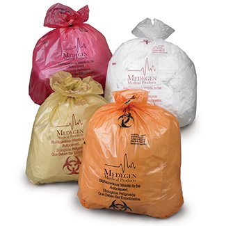 Medegen Medical Products - Autoclave Bag Steam 25 X 35 Inch Yellow / Black Wire Tie Polypropylene - 846Y