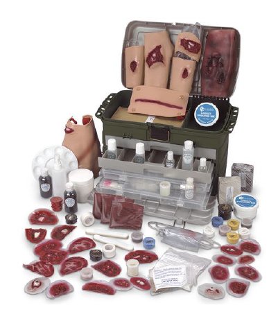 Simulaids - Casualty Simulation Kit - Deluxe Light Skin Tone - 800-890