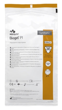 Biogel PI - Surgical Glove Size 8 Sterile Pair Polyisoprene Extended Cuff Length Smooth Ivory Not Chemo Approved - 40880