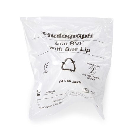 Vitalograph Medical - Eco BVF Filter BVF with Plastic Bite Lip (75) For MediSoft and Office Spirometers - 28554