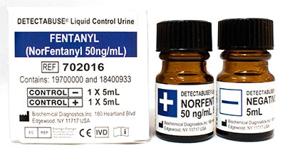 Detectabuse Stat-Skreen - Drugs of Abuse Control Norfentanyl Positive Level / Negative Level 2 X 5 mL - 702016