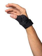 CMC Controller Plus - Thumb Brace Adult Large / X-Large Hook and Loop Strap Closure Right Hand Black - 2804-RT-L/XL