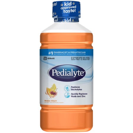 Abbott Nutrition Pedialyte AdvancedCare Pediatric Oral Electrolyte Solution Tropical Fruit Flavor 1 Liter Bottle Ready to Use - 64307