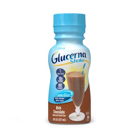 Abbott Nutrition Glucerna Shake Oral Supplement Chocolate FLavor 8 oz. Bottle Ready to Use - 62933