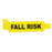Marketlab Band Alert Non Stretch Polyester Yellow Fall Risk Alert 500/Package - 7645-YL
