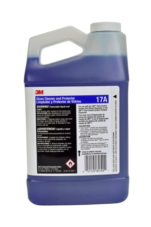 3M Body Shop Clean-Up Glass Cleaner Non-ammoniated Liquid 1/2 gal. Jug Scented - 7010341302