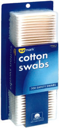 McKesson sunmark Swabstick Cotton Tip Paper Shaft NonSterile 300 per Pack - 10939015622