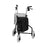 Traveler - 3 Wheel Rollator Black Adjustable Height / Folding Aluminum Frame - 4900BK