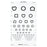 Good-Lite Co Chart Illiterate Vision Testing 20' Testing Distance 10X18" Ea - 800723