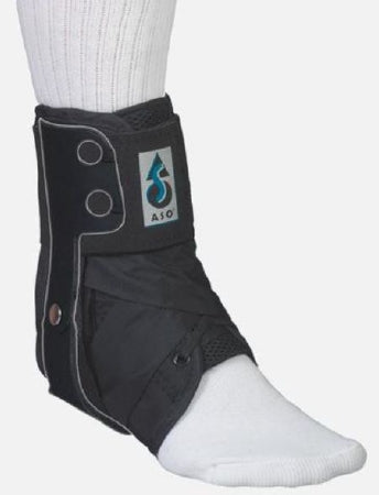 Medical Specialties ASO Flex-Hinge Ankle Brace 2X-Large Figure-8 Strap / Hook and Loop Closure Male 15+ Left or Right Foot - 264077