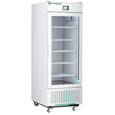 Corepoint Scientific - Refrigerator Laboratory and Pharmacy Use 26 cu.ft. 1 Swing Glass Door Cycle Defrost - NSWDR261WWG/0
