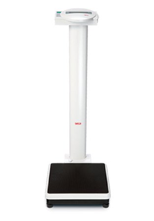 seca 769 - Column Scale Digital Display 450 lbs. Capacity Black / White Battery Operated - 7691321004