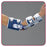 Deroyal Industries Inc Splint Dynamic Derom Elbow White/Blue Size Large Right Ea - 4229DR