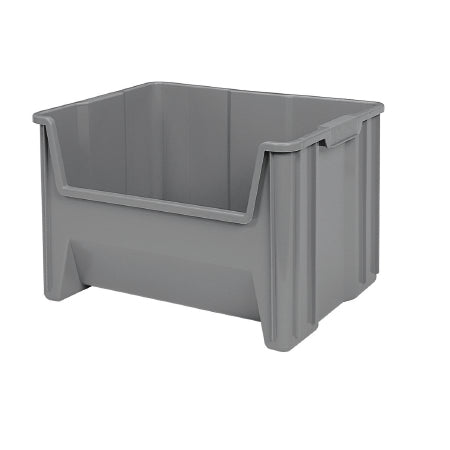 Akro-Mils Stak-N-Store Storage Bin Gray Plastic 12-7/16 X 15-1/4 X 19-7/8 Inch - 13017GREY