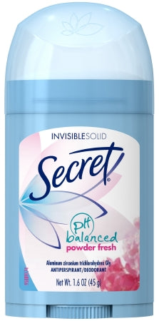 Secret - Antiperspirant / Deodorant Solid 1.6 oz. Powder Fresh Scent - 03700012331