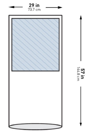 Mckesson Brand Mayo Stand Cover Mckesson 29.5 X 57 Inch Mayo Stand - 16-I80-13106-S
