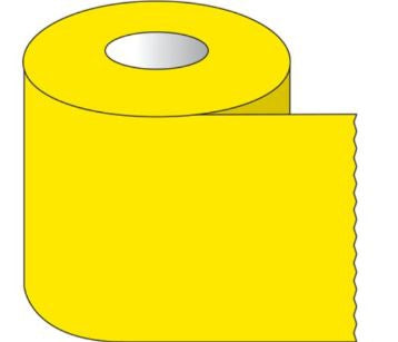 Fisher Scientific Blank Tape Multipurpose Label Without Legend Yellow 1 X 1 Inch - 50998727