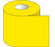 Fisher Scientific Blank Tape Multipurpose Label Without Legend Yellow 1 X 1 Inch - 50998727
