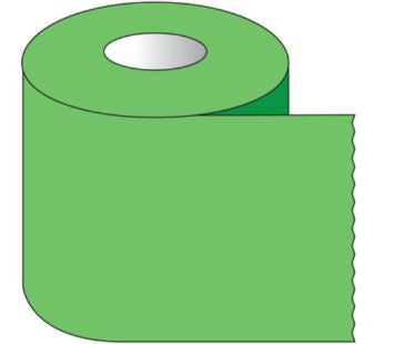 Fisher Scientific Blank Tape Multipurpose Label Without Legend Green 1 X 1 Inch - 50998720