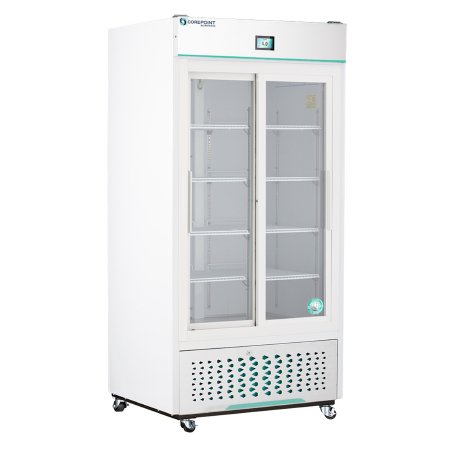 Corepoint Scientific - Refrigerator Laboratory Use 33 cu.ft. 2 Sliding Glass Doors Cycle Defrost - Horizon Scientific - NSWDR332WWG/0