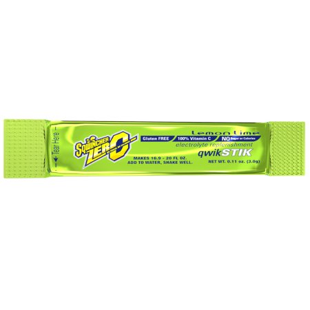 Sqwincher Quik Stik Zero - Electrolyte Replenishment Drink Mix Lemon-Lime Flavor .11 oz. - 159060106