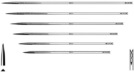 Sklar'sKeith abdominal Needle - Abdominal Needle Straight Triangular Point Needle Keith Abdominal Type Size 4 Needle - 93-1714-04