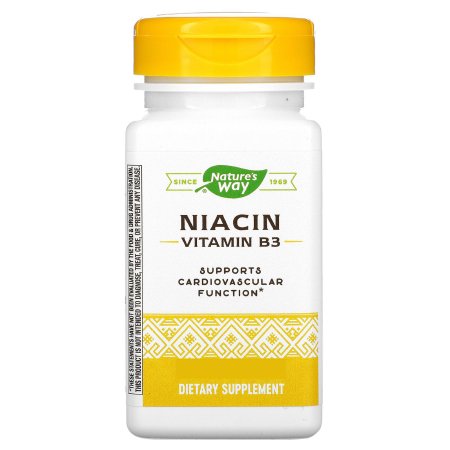 Nature's Way - Dietary Supplement Vitamin B3 500 mg Strength Capsule 110 per Bottle - 74098522550