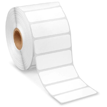 Uline - Blank Label Printer Label White Thermal 3/4 X 2-1/4 Inch - S-8599