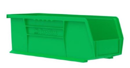 Akrobins - Storage Bin AkroBins Green Plastic 5 X 5 X 14-3/4 Inch - 30234GREEN