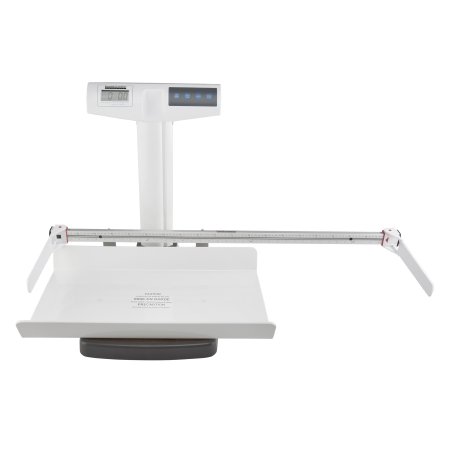 Health O Meter - Pediatric Scale with Height Rod Digital LCD Display 23 kg Capacity White Battery Operated - 522KG-HR