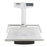 Health O Meter - Pediatric Scale with Height Rod Digital LCD Display 50 lbs./ 23 kg Capacity White Battery Operated - 522KL-EHR