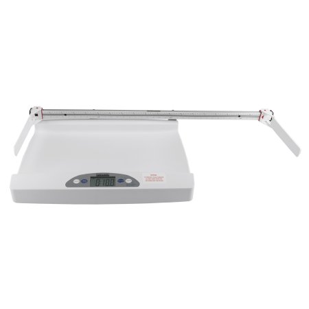 Health O Meter - Pediatric Scale with Height Rod Digital LCD Display 20 kg Capacity White Battery Operated - 553KG-EHR