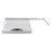 Health O Meter - Pediatric Scale with Height Rod Digital LCD Display 20 kg Capacity White Battery Operated - 553KG-EHR