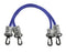 TheraBand - Exercise Resistance Tubing with Connectors Blue 12 Inch Length Heavy Resistance - 21650