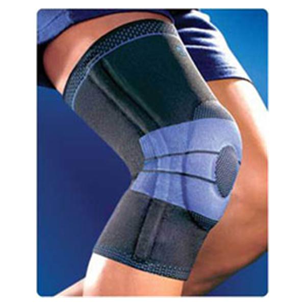 Patterson Medical Brace Genutrain Adult Knee Knit Black Size 3 Universal Ea - 927774
