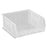 ULINE - Stackable Storage Bin Uline Clear Plastic 5 X 11 X 11 Inch - S-12417C