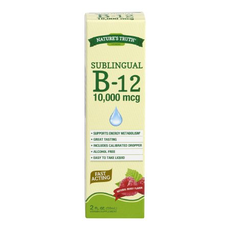 Nature's Truth - Vitamin Supplement Vitamin B12 1000 mcg Strength Liquid 2 oz. Berry Flavor - 84009310140