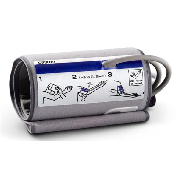 Omron Healthcare. Cuff Bp F/ Hem-711Dlx/780/790It Mntr 22-42Cm Adlt Upr Arm Wd Rng Gry Ea - H-CL22