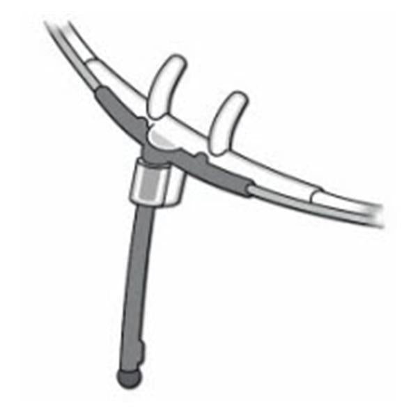 Salter Labs Thermistor Oral/Nasal Cannula/Holder Thermisense Adult 7' Arflw Prsr Tb 25/Ca - 1410409